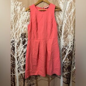 LOFT Coral Midi Dress